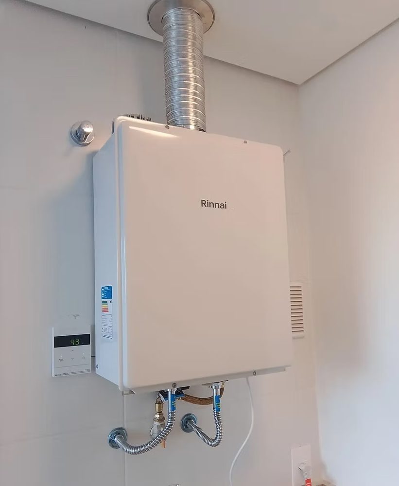 Instalação de aquecedor